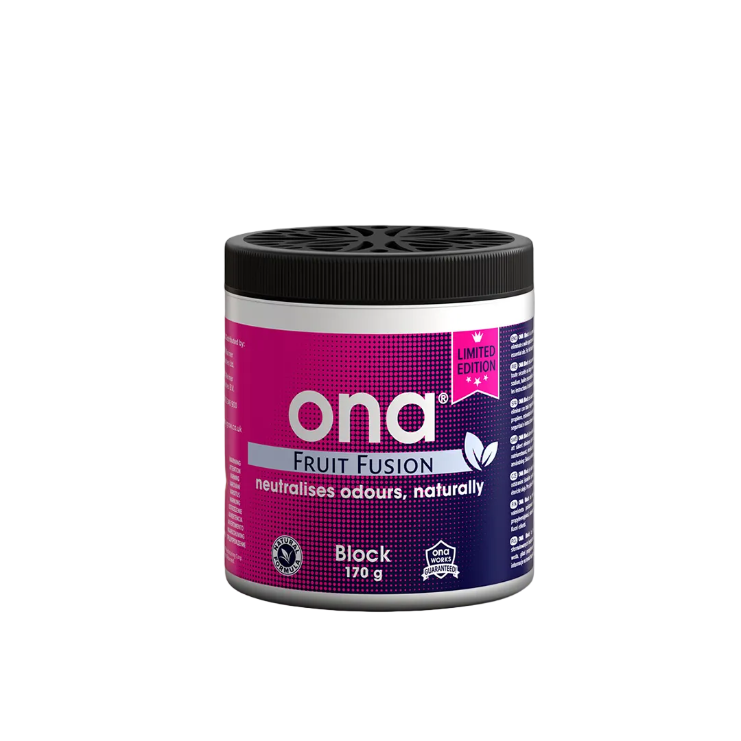 ONA Block Fruit Fusion – Geruchsneutralisierer mit fruchtigem Duft