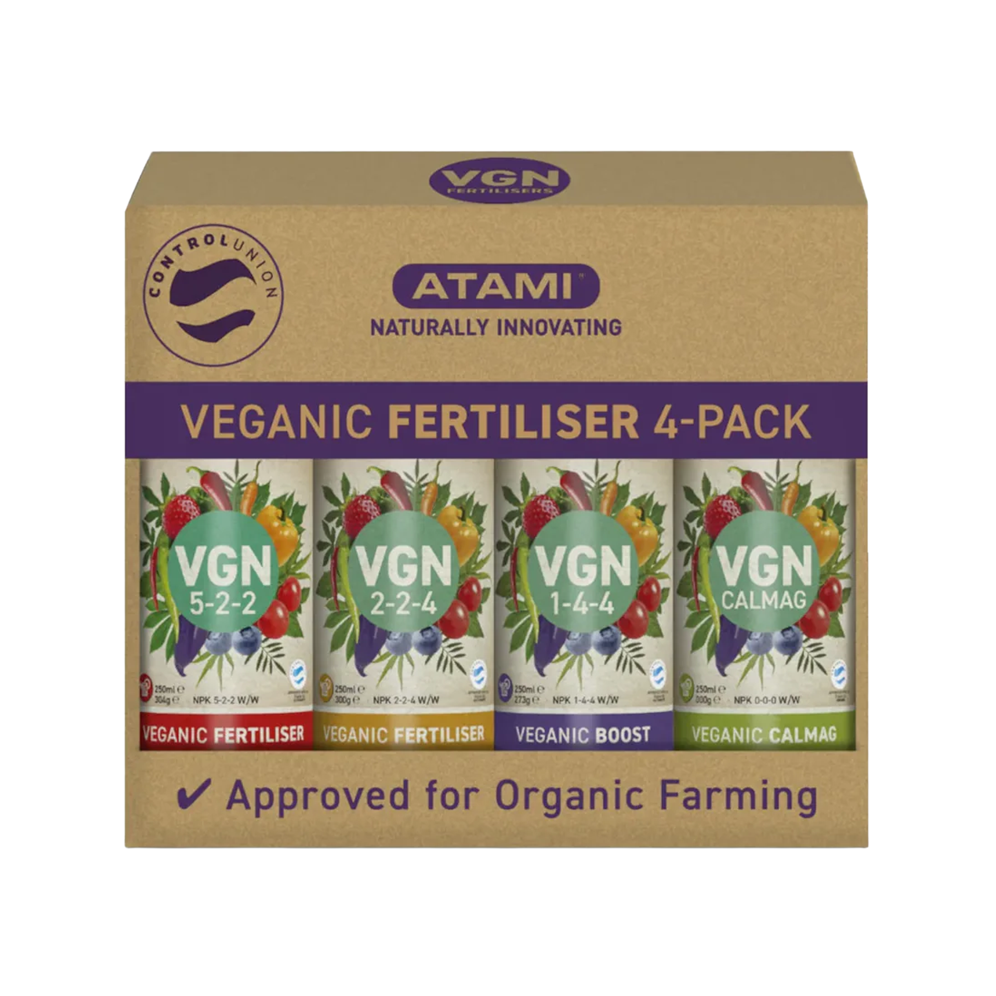 Atami VGN Veganic 4 Pack 400ML