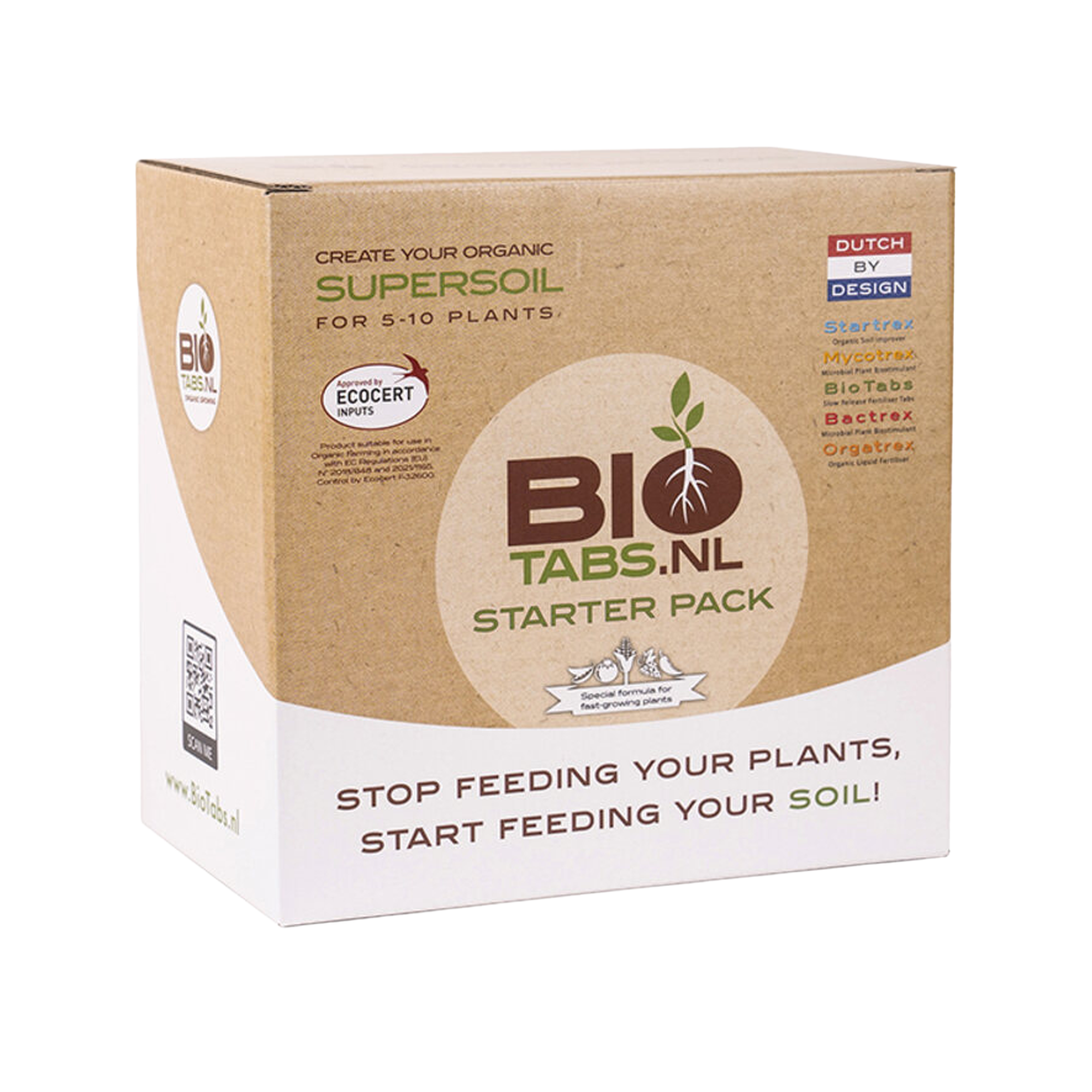 BioTabs Starter Pack – Komplette 100% biologische Nährstoff- und Bodenverbesserer-Set