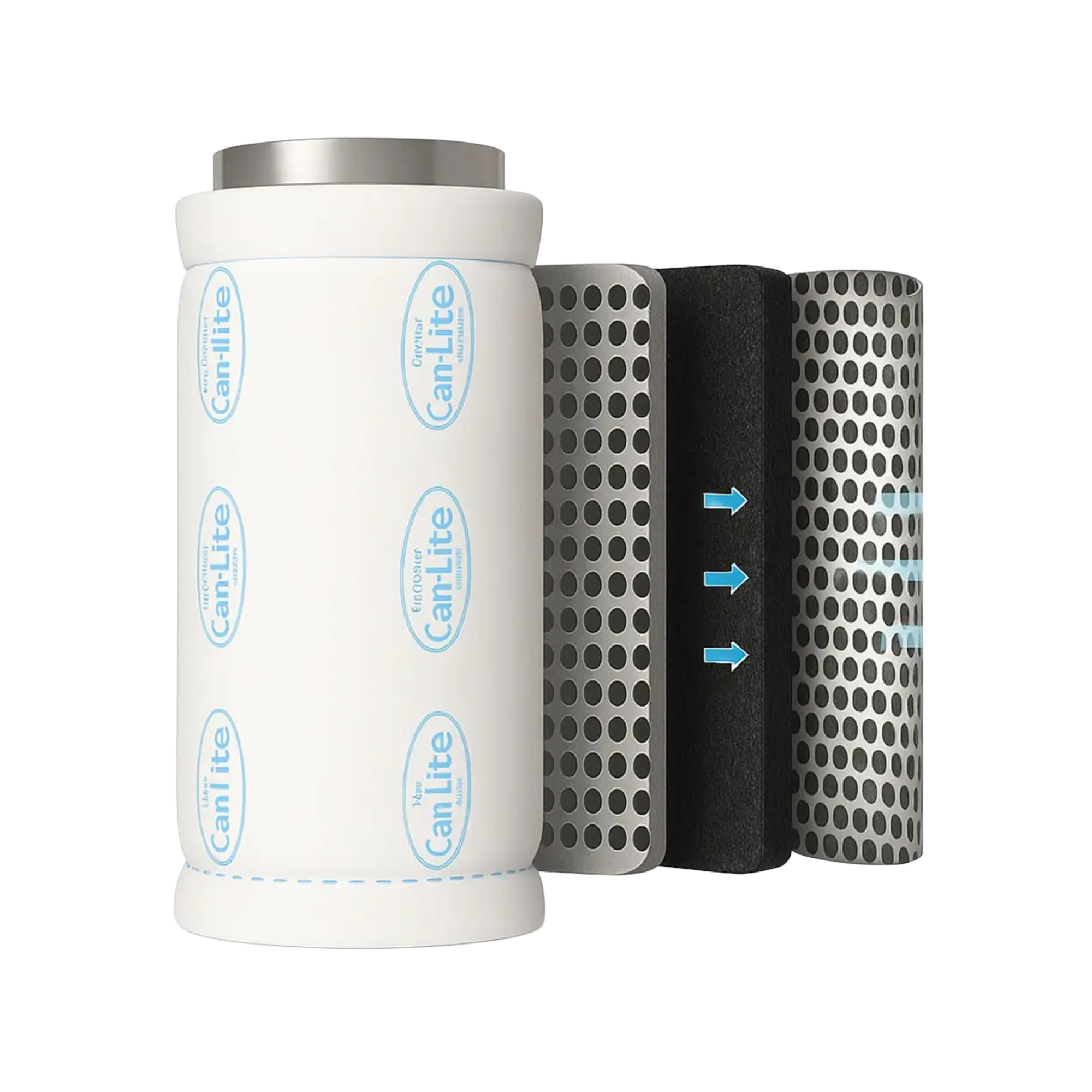 CAN-LITE™ Filter 800 m³/h – Aktivkohlefilter (33 cm / 160 mm)