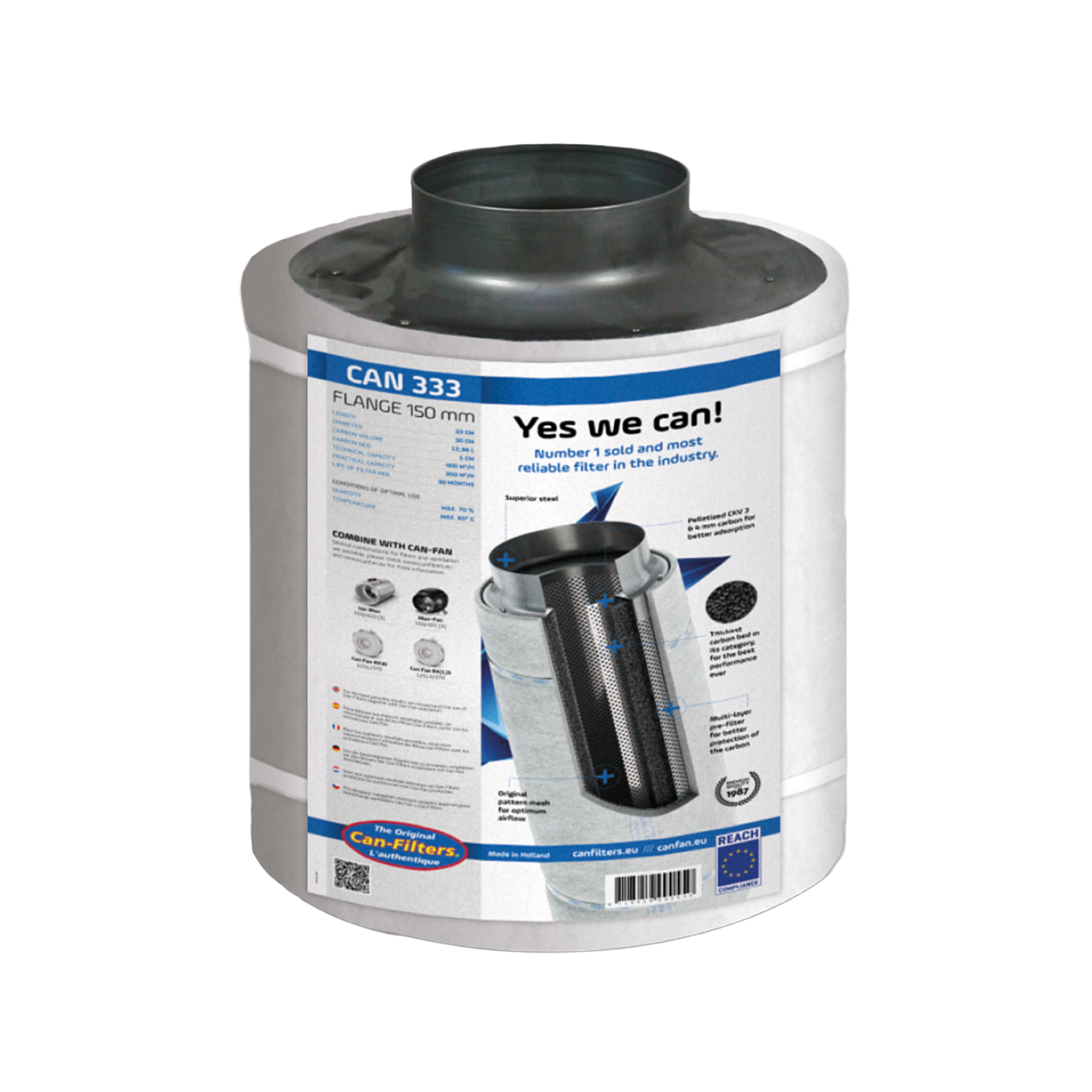 CAN FILTER 333 FRANGE 200 (350 M³/H)