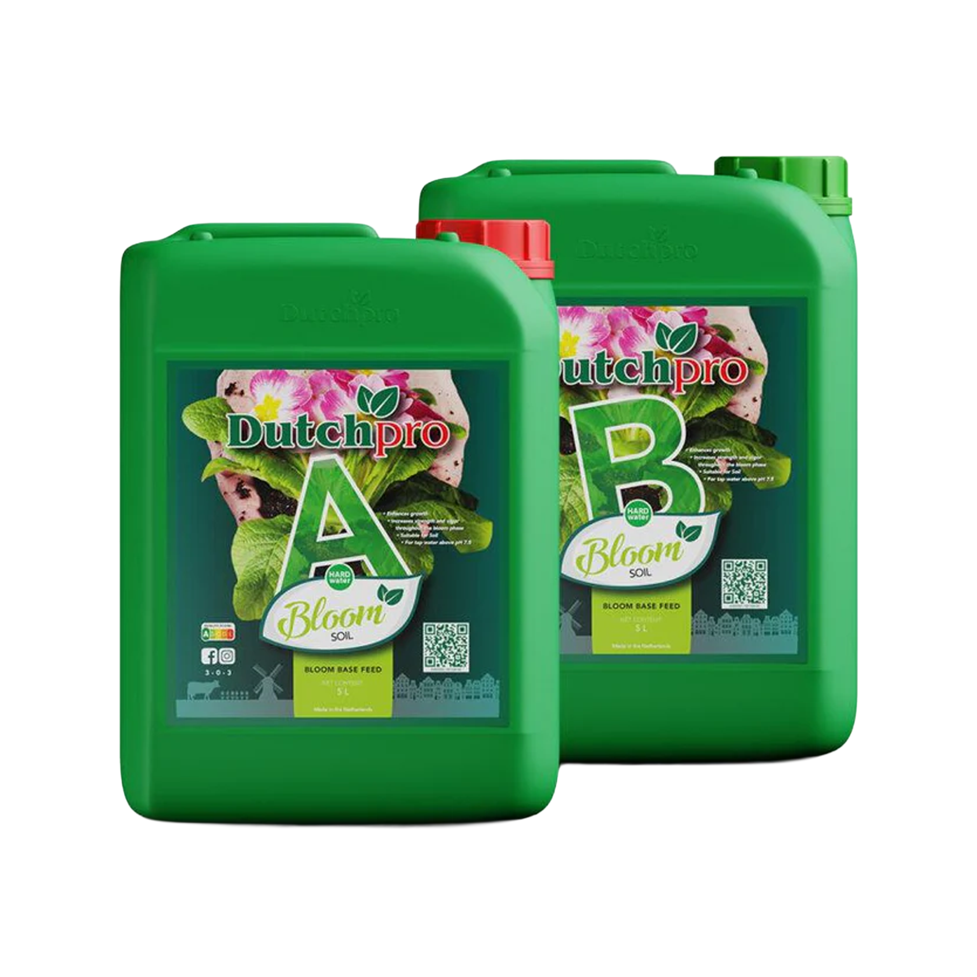 DutchPro Bloom Soil A+B – Blütedünger Set für Erde
