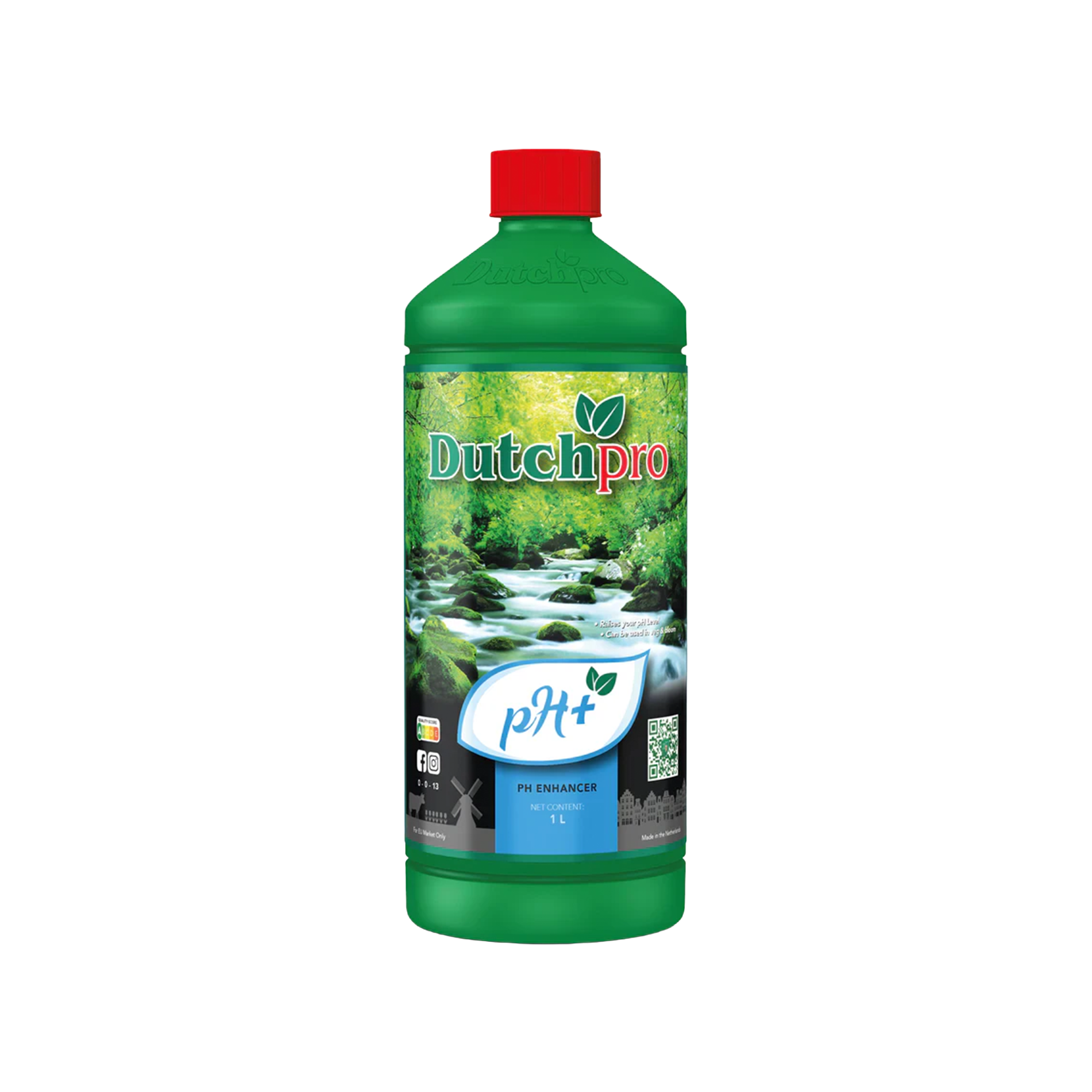 DutchPro pH+ (pH Plus) 1 L – pH-Erhöher für präzise Nährlösung