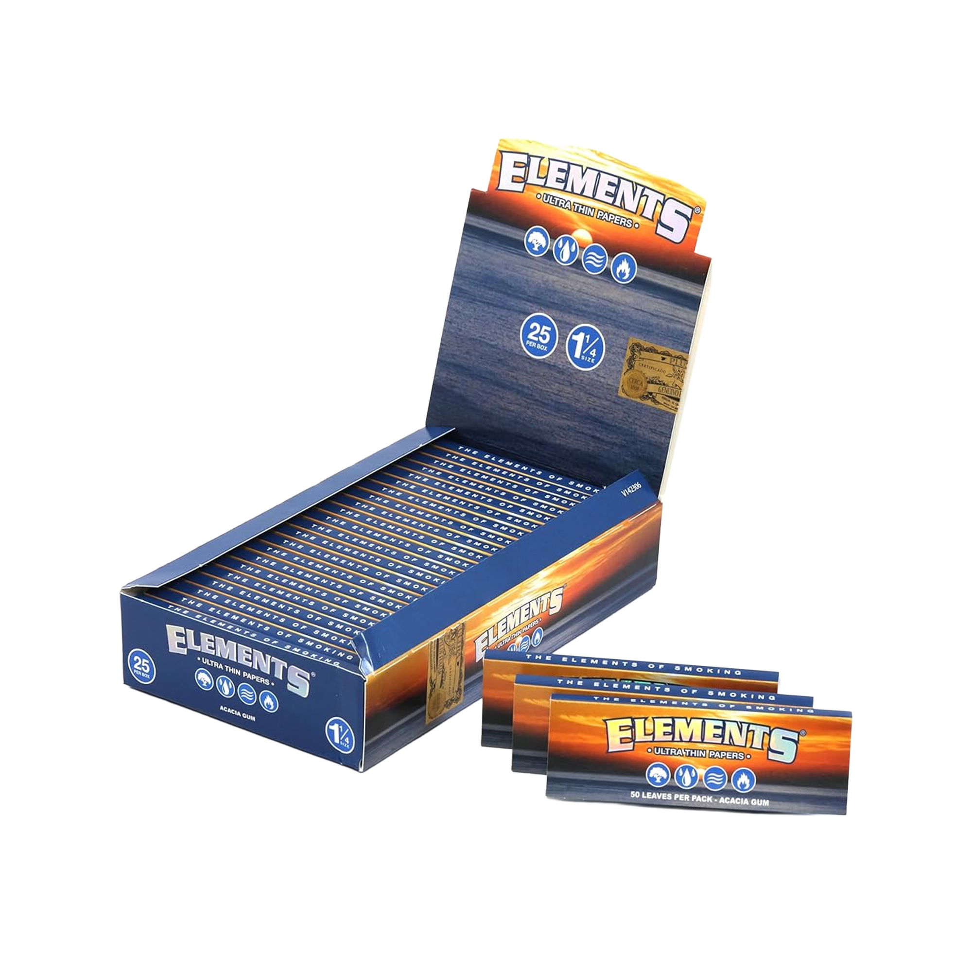 ELEMENTS® 1 ¼ Papers – Premium Rolling Papers