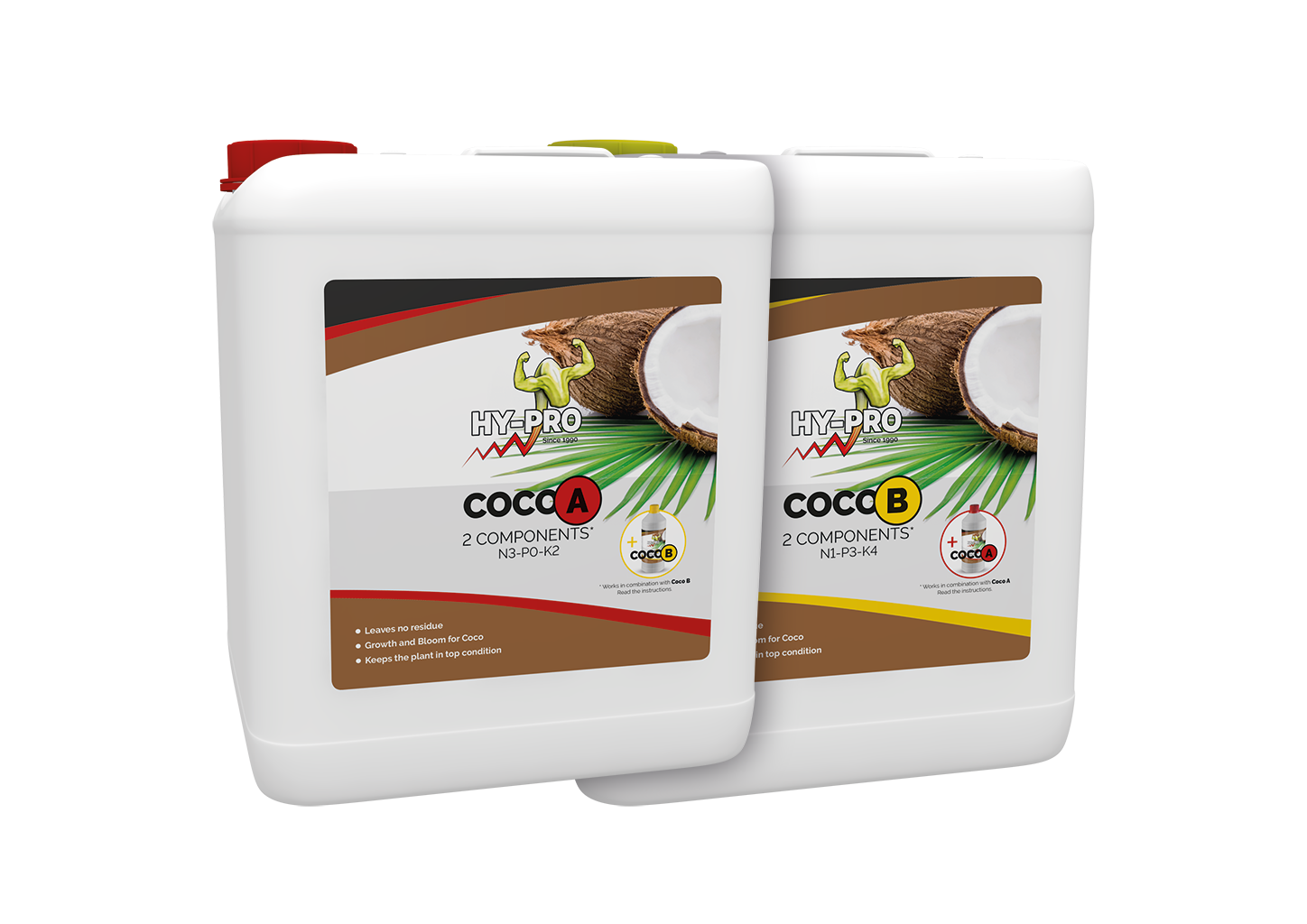 HY-PRO Coco A+B Set – Zweikomponenten-Nährstoffdünger für Kokossubstrate