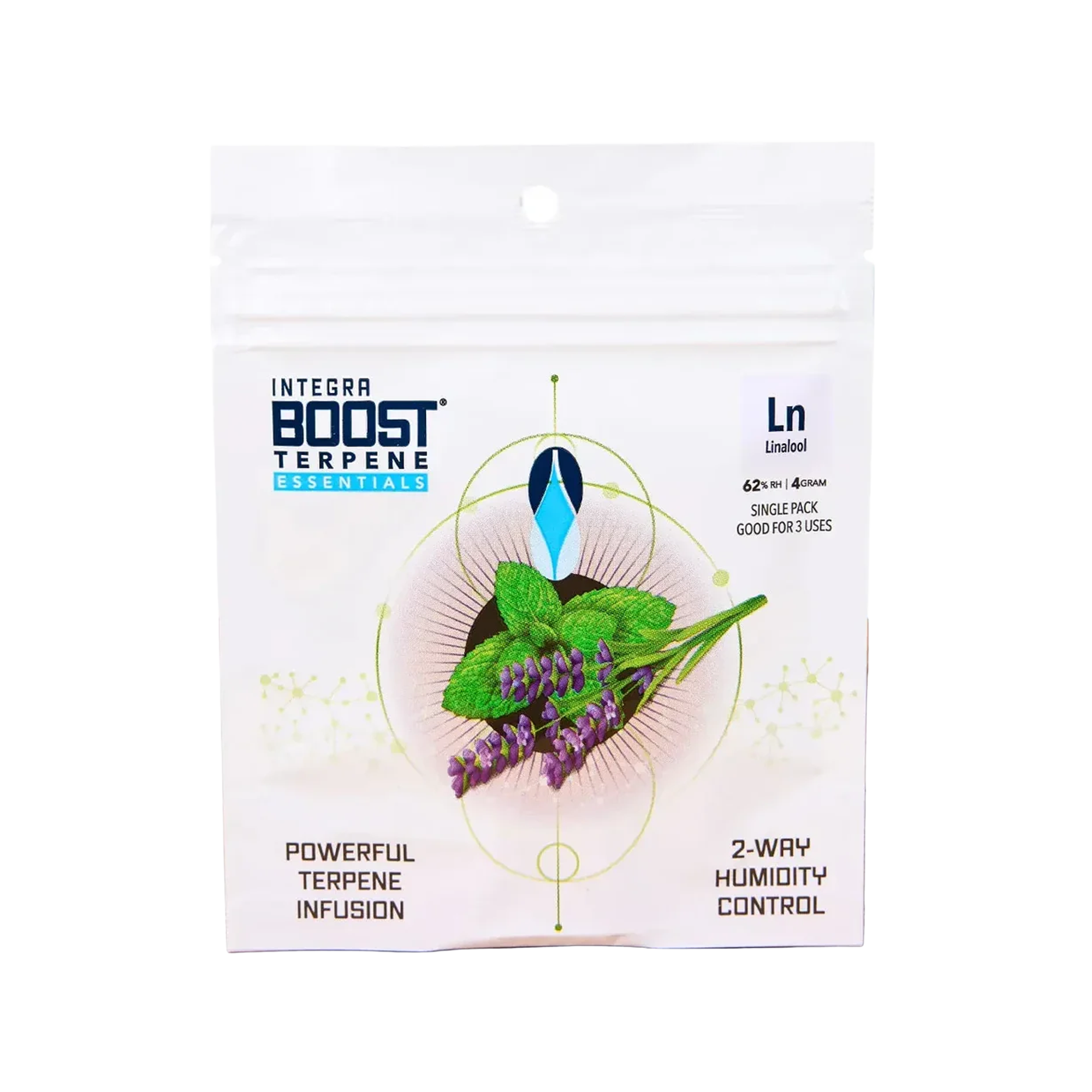 Integra Boost Terpene Essentials Linalool – 62 % RH Feuchtigkeitsregulator (4 g)