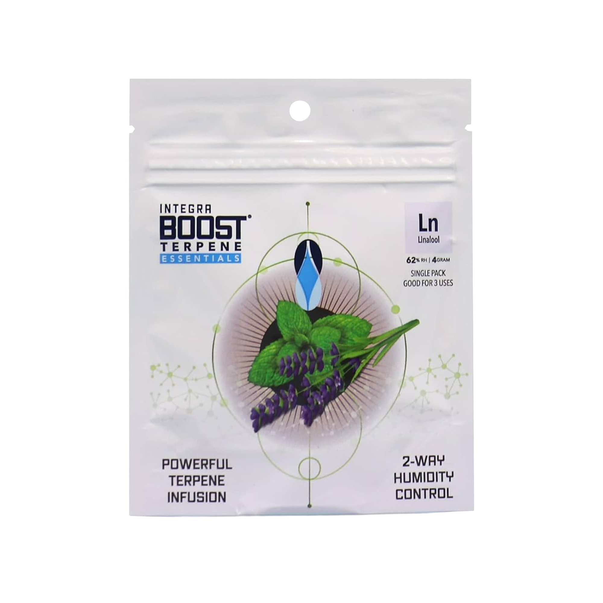 Integra Boost Terpene Taste Linalool – 62 % RH Feuchtigkeitsregulator (4 g)