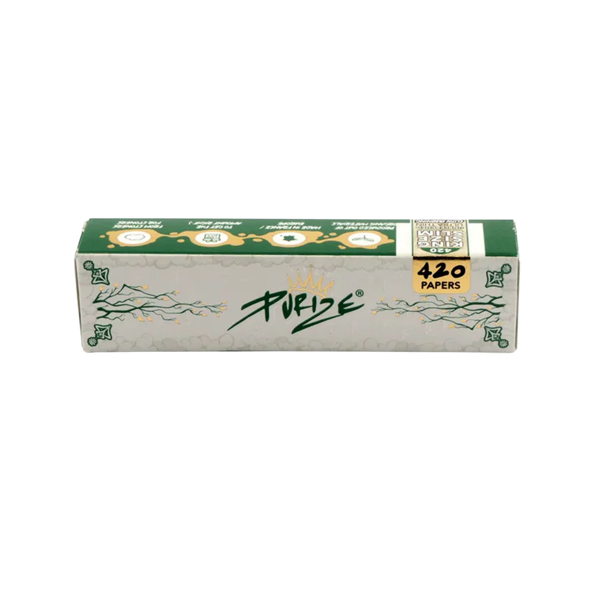 PURIZE® 420 Papers King Size Slim – Rolling Papers
