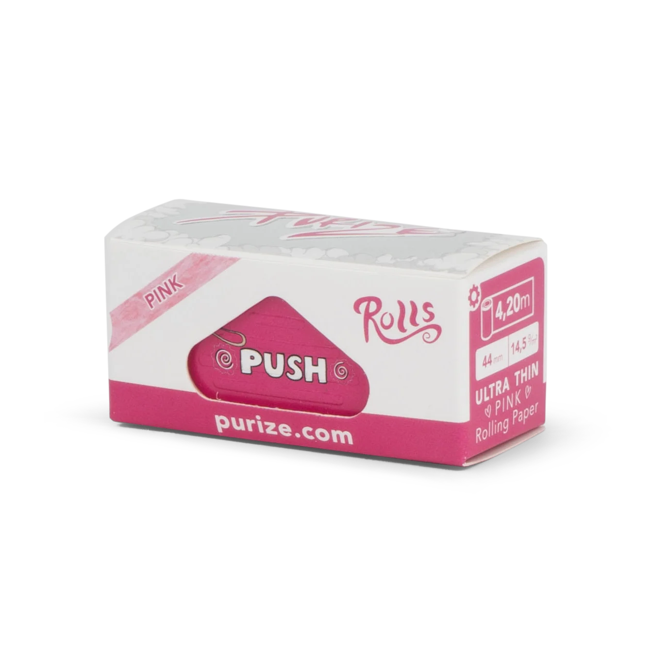 PURIZE® Rolls Pink – Rolling Paper auf Rolle