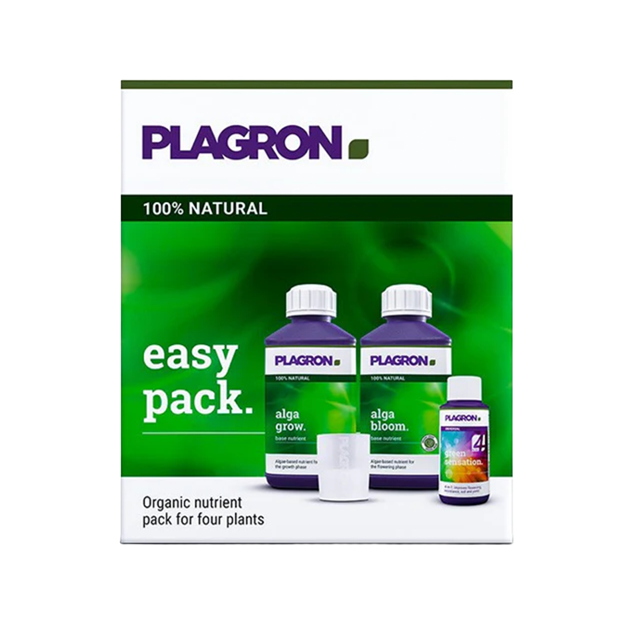 Plagron Easy Pack 100 % Natural – Organisches Starter-Düngerset