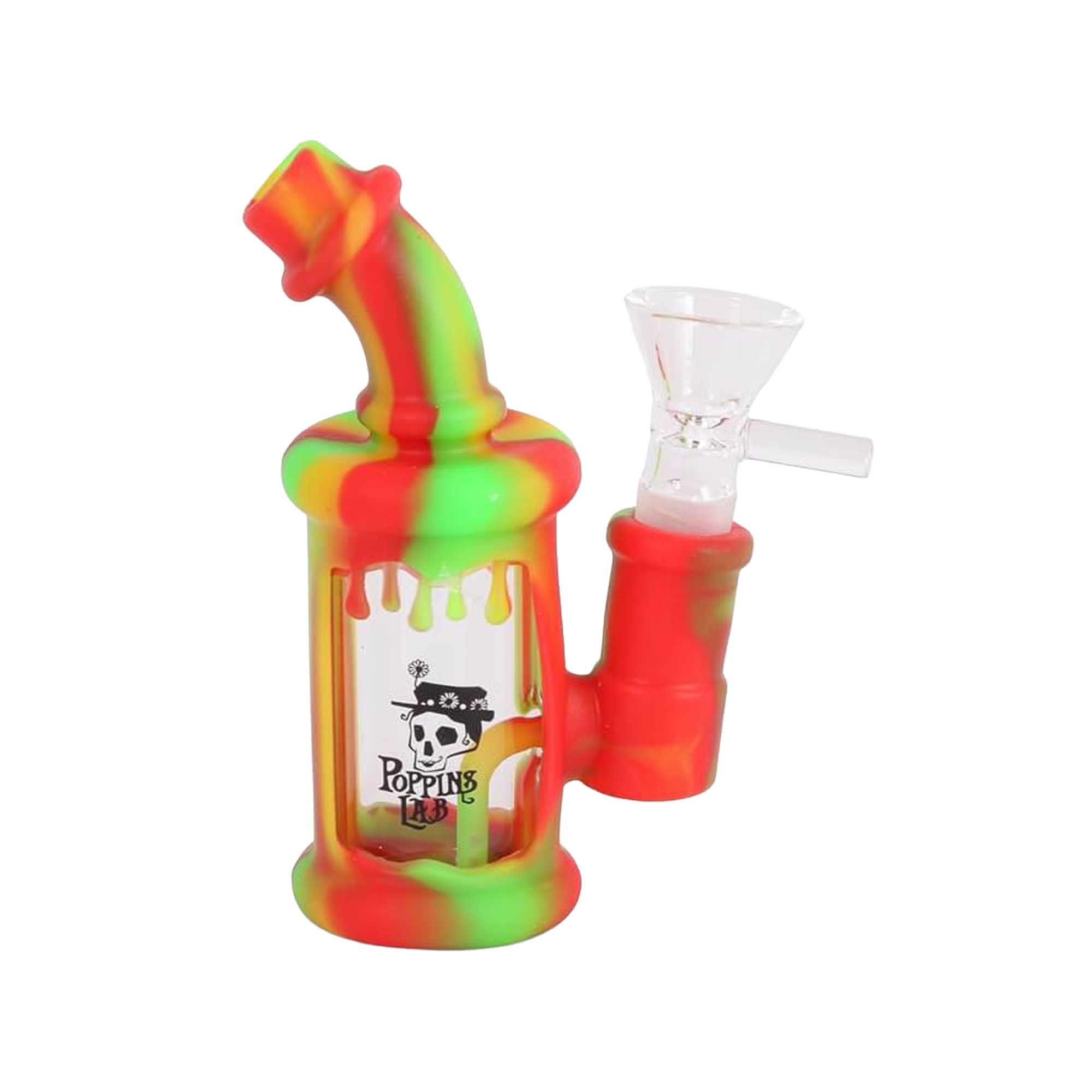 Poppins Lab Bong „Flasche“ – Glasbong im Flaschen-Design