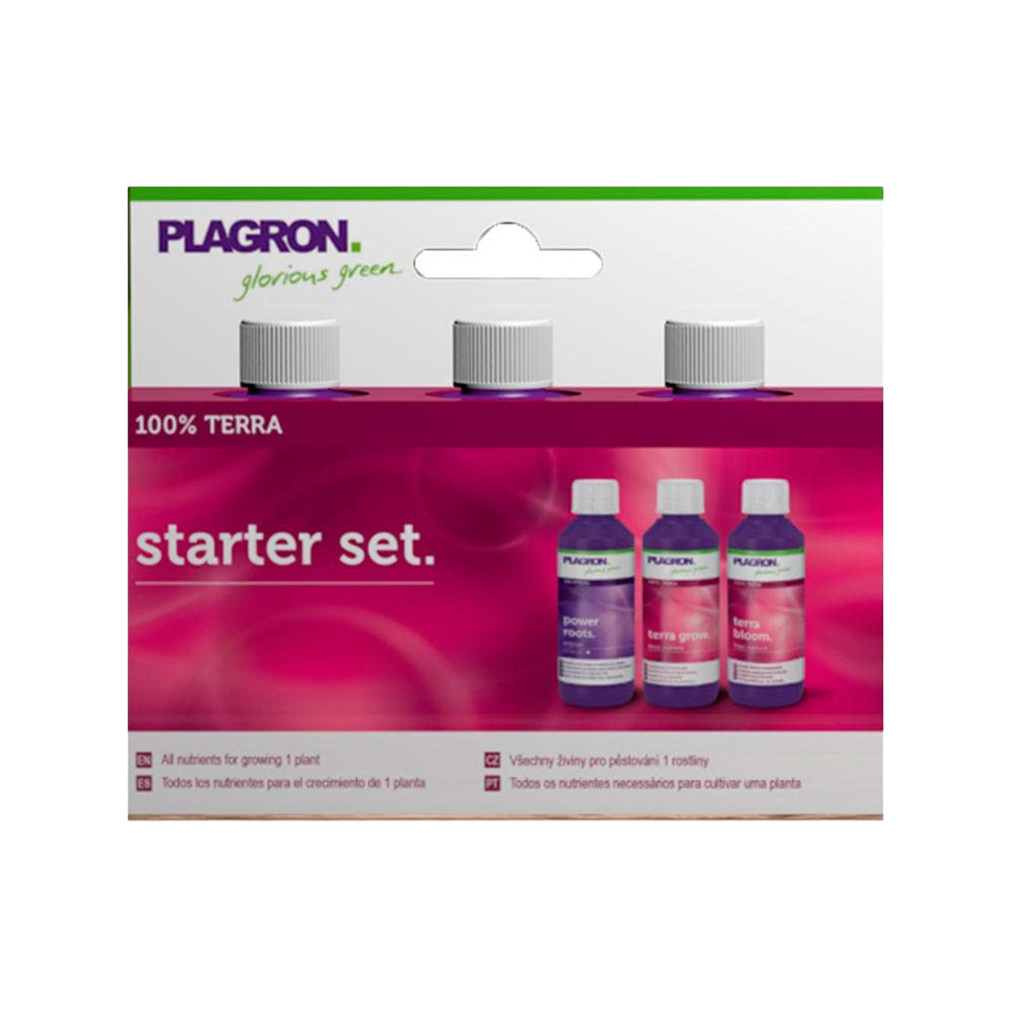Plagron Starter Set 100% Terra – Komplettes Düngerset für Erde