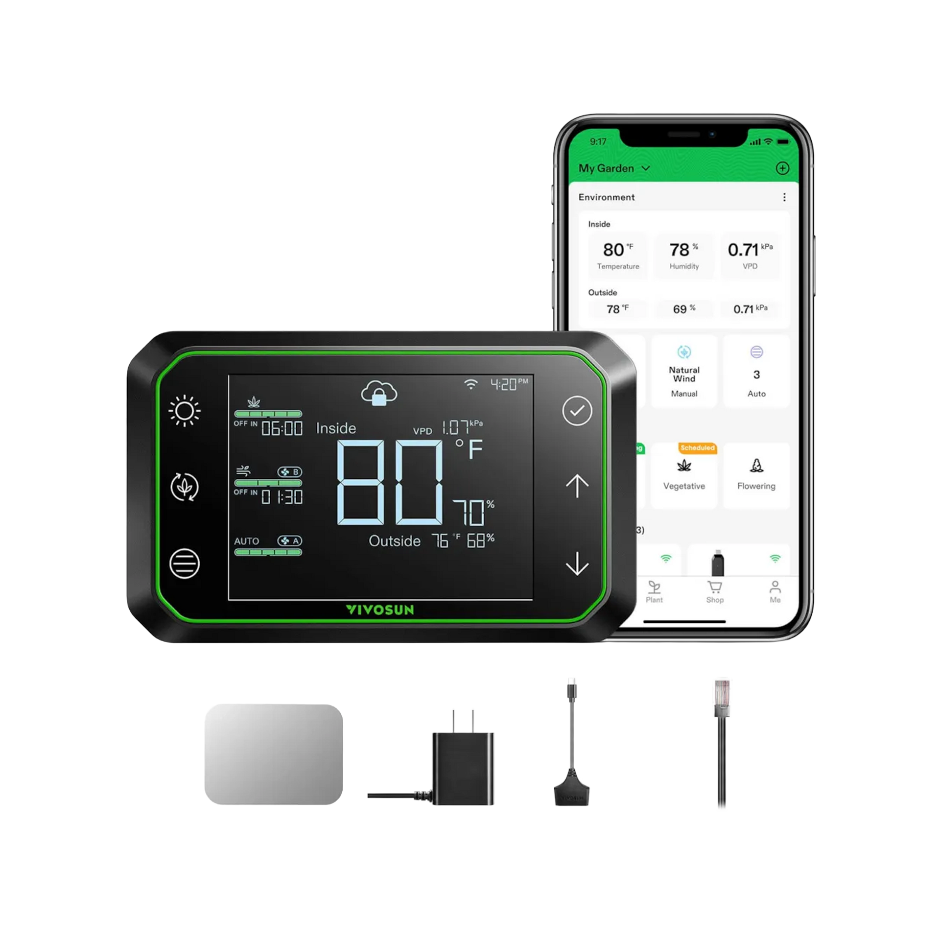 Vivosun GrowHub – Smarte Steuerzentrale für Indoor-Grow-Systeme