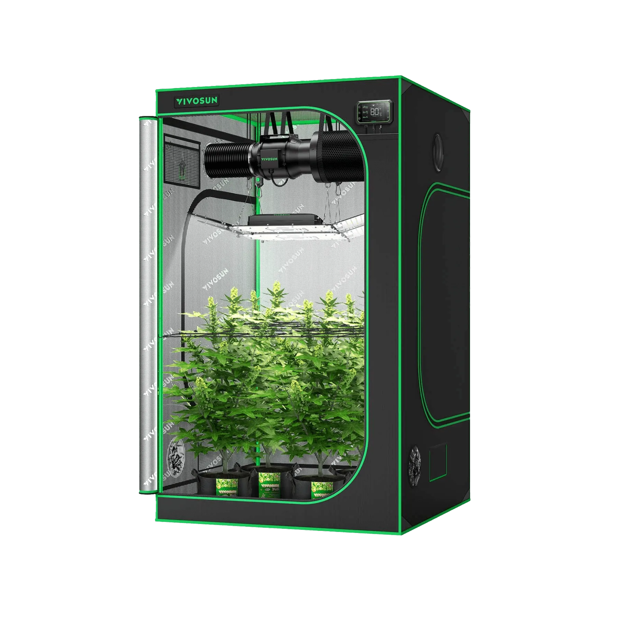 Vivosun Zeltset GIY-SGS-55 – Komplettes Growzelt-Set