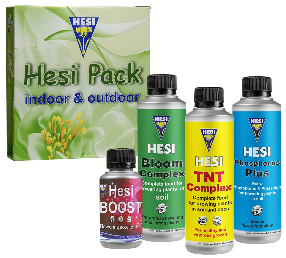 HESI Pack Indoor & Outdoor – Komplettes Düngerset für den gesamten Grow