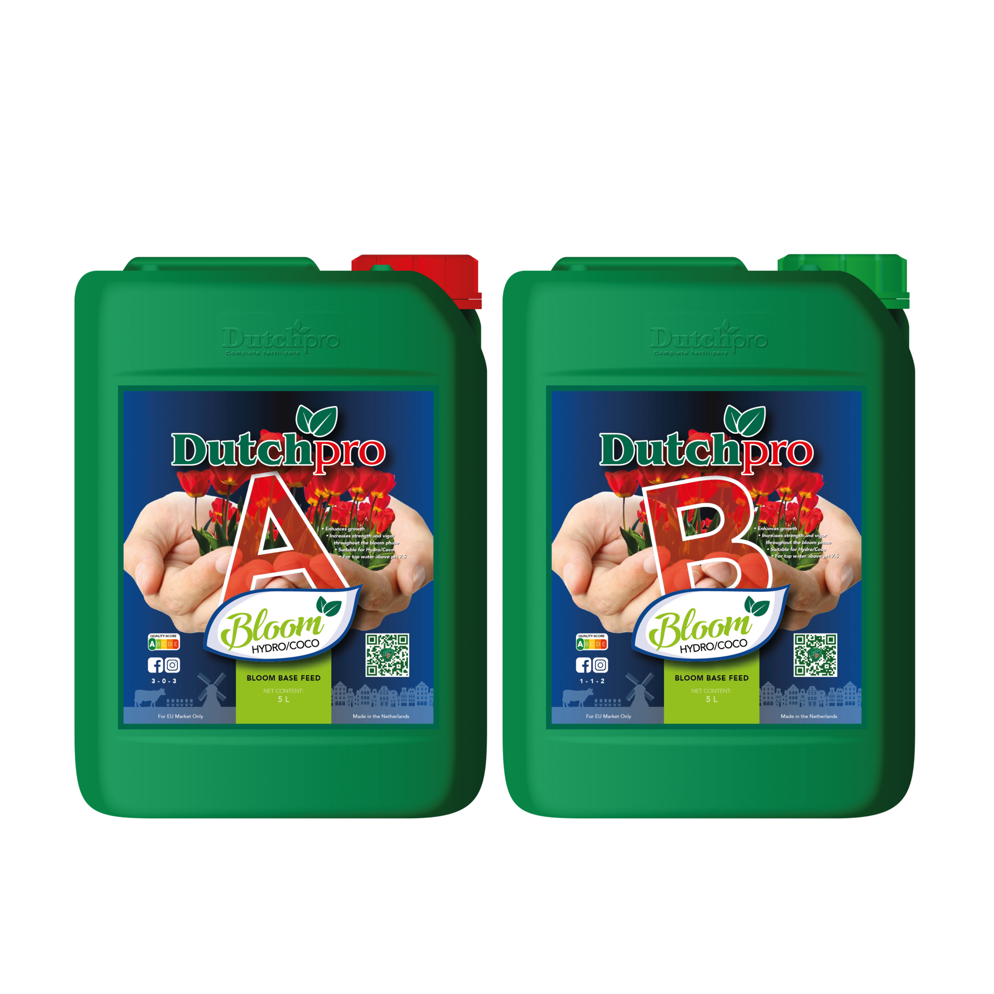 DutchPro Bloom Hydro/Coco A+B – Blütedünger Set